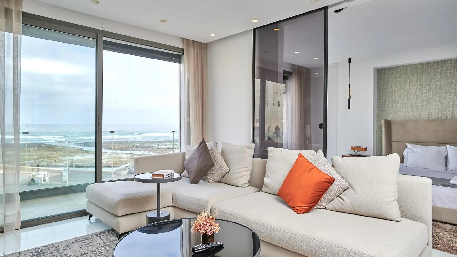 Apartment Sea View B14 - Mosquee Hassan II - By Thecasaedition 카사블랑카